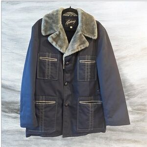 Anthony’s  70s Storm Proof Faux fur Outdoor Winter Classic Jacket /Coat Size 44